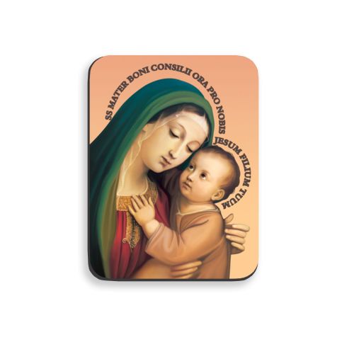 Magnesy religijne Matka Boża Dobrej Rady i Mądrości Serca - 10 szt.