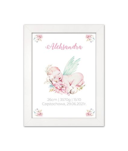 Metryczka dla dziecka z personalizacją