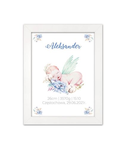 Metryczka dla dziecka z personalizacją