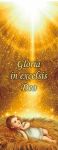 Baner na Boże Narodzenie, "Gloria in Excelsis Deo" złoty pył 75x200cm