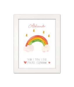 Metryczka dla dziecka z personalizacją