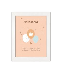 Metryczka dla dziecka z personalizacją