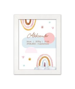 Metryczka dla dziecka z personalizacją