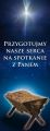 Baner na Boże Narodzenie "Przygotujmy nasze serca na spotkanie z Panem" 50x130 cm