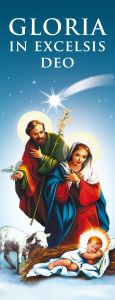 Baner na Boże Narodzenie, "Gloria in Excelsis Deo" 50x130 cm