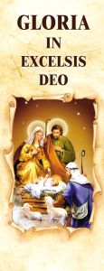 Baner na Boże Narodzenie, "Gloria in Excelsis Deo" 50x130 cm