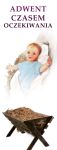 Baner na Boże Narodzenie  "Adwent czasem oczekiwania" 50x130 cm