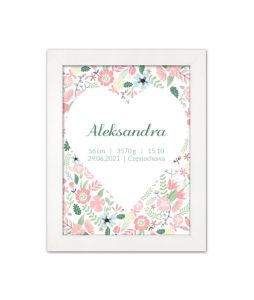 Metryczka dla dziecka z personalizacją