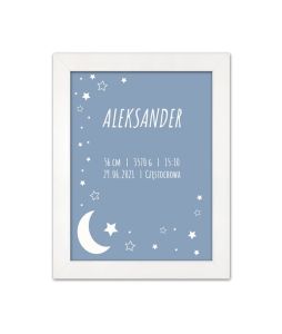 Metryczka dla dziecka z personalizacją