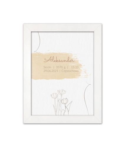 Metryczka dla dziecka z personalizacją