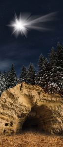 Tło do szopki, Gwiazda Betlejemska 150/350cm