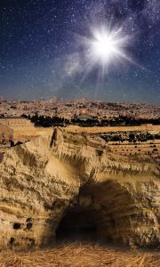 Tło do szopki, Gwiazda Betlejemska 150/250cm