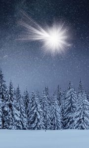 Tło do szopki, Gwiazda Betlejemska 150/250cm