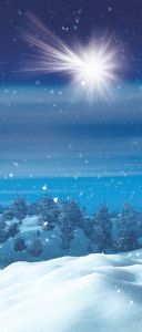 Tło do szopki, Gwiazda Betlejemska 150/350cm