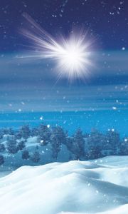 Tło do szopki, Gwiazda Betlejemska 150/250cm