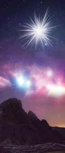 Tło do szopki, Gwiazda Betlejemska 150/350cm