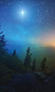 Tło do szopki, Gwiazda Betlejemska 150/250cm