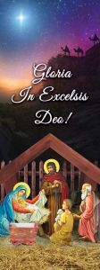 Baner na Boże Narodzenie, "Gloria in Excelsis Deo" 75x200 cm