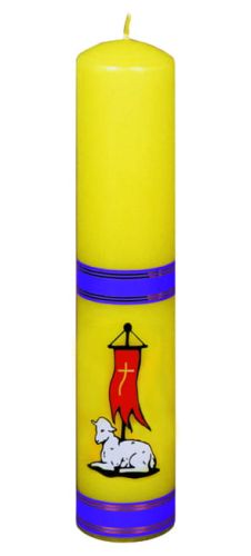 Świeca na Wielkanoc - Baranek Boży