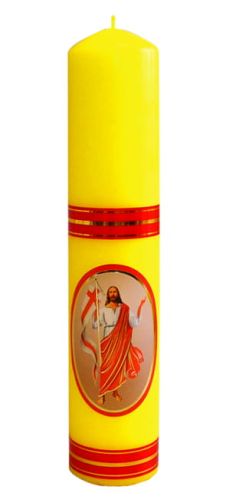 Świeca na Wielkanoc - Jezus Zmartwychwstały