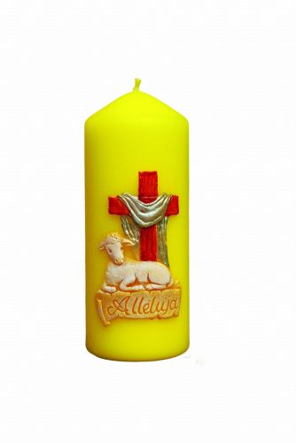 Świeca na Wielkanoc - Baranek Boży