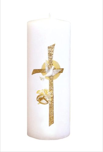 Świeca ołtarzowa na ślub