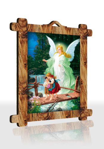 Anioł Stróż - kładka, pamiątka chrztu, obrazek