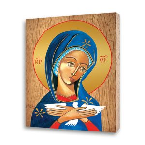 Obraz religijny na płótnie Pneumatofora - Matka Boża niosąca Ducha Świętego