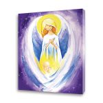 Obraz religijny na płótnie  Anioł Stróż z dzieckiem