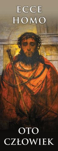 Baner na Wielki Post "Ecce Homo - Oto Człowiek" 50x130 cm