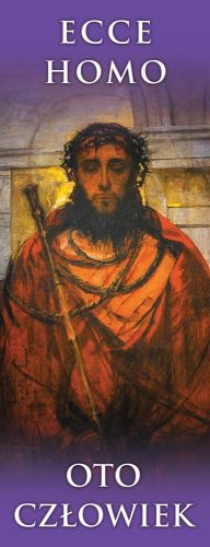 Baner na Wielki Post "Ecce Homo - Oto Człowiek" 50x130 cm