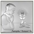 Pamiątka Pierwszej Komunii Świętej z dedykacją