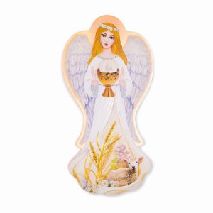 Anioł Stróż  dla dziewczynki - pamiątka Komunii Świętej z dedykacją