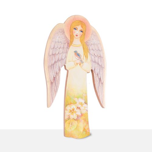 Ikona Anioł Stróż - kwiaty