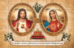 Puzzle Serce Jezusa i Serce Maryi