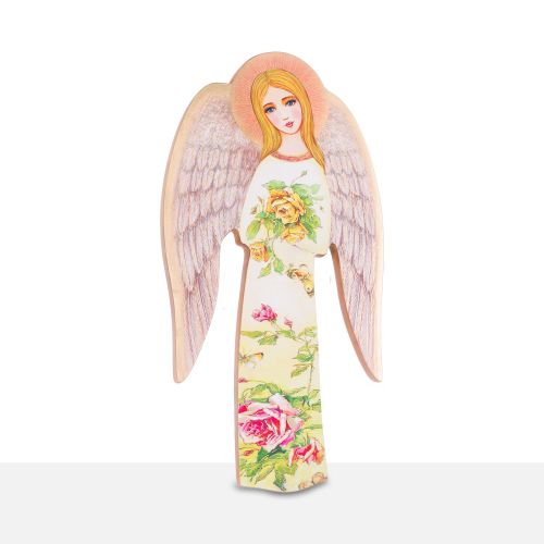 Ikona Anioł Stróż z różami