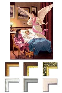 Obraz religijny dla dzieci z Aniołem Stróżem