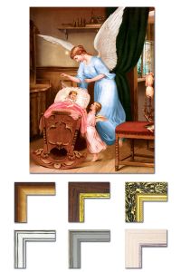 Obraz religijny dla dzieci z Aniołem Stróżem