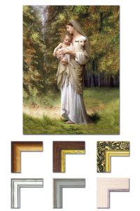 Obraz Matka Boża i Dzieciątko Jezus z barankiem