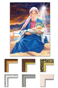 Rysunek Matka Boża z dzieciątkiem