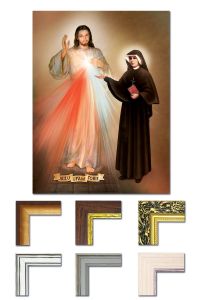 Obraz Jezu Ufam Tobie i Święta Siostra Faustyna