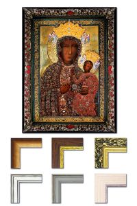 Obraz Matka Boża Częstochowska suknia rubinowa