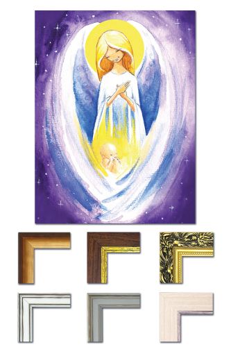 Obraz religijny  Anioł Stróż z dzieckiem