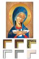 Obraz Pneumatofora - Matka Boża niosąca Ducha Świętego rama