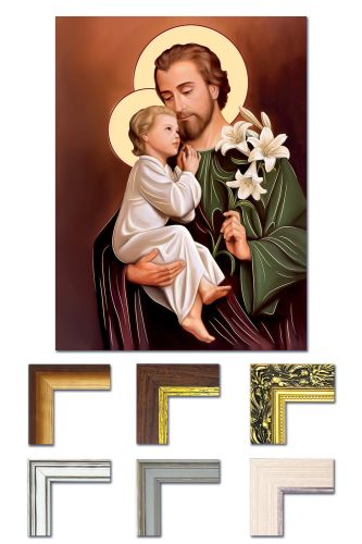 Obraz Święty Józef rama