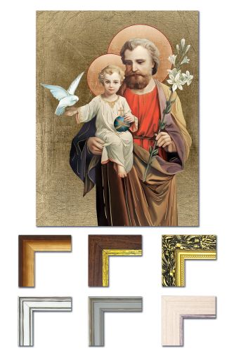 Obraz Święty Józef rama