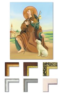 Obraz Święty Roch - patron chroniący od zarazy