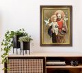 Obraz Święty Józef rama ze złotym paskiem