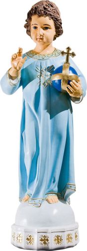 Dzieciątko Świat na kuli (70 cm) - niebieskie