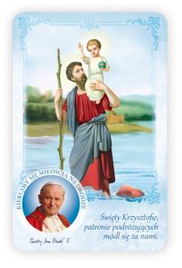 Święty Krzysztof obrazki - modlitwa kierowcy
